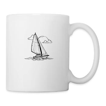 Sailing Ship Sailing Sailing Sailing Sailing Sailboat - Mug - white - Right