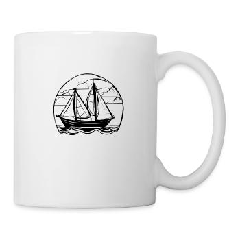 Sailor Sailing Ship Sailing Sailing Sailing Sail: - Mug blanc - blanc - Droite
