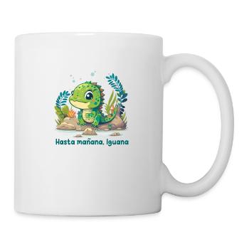 Hasta mañana, Iguana - Mug blanc - blanc - Droite