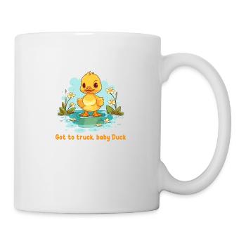 Got to truck, baby Duck - Mug blanc - blanc - Droite