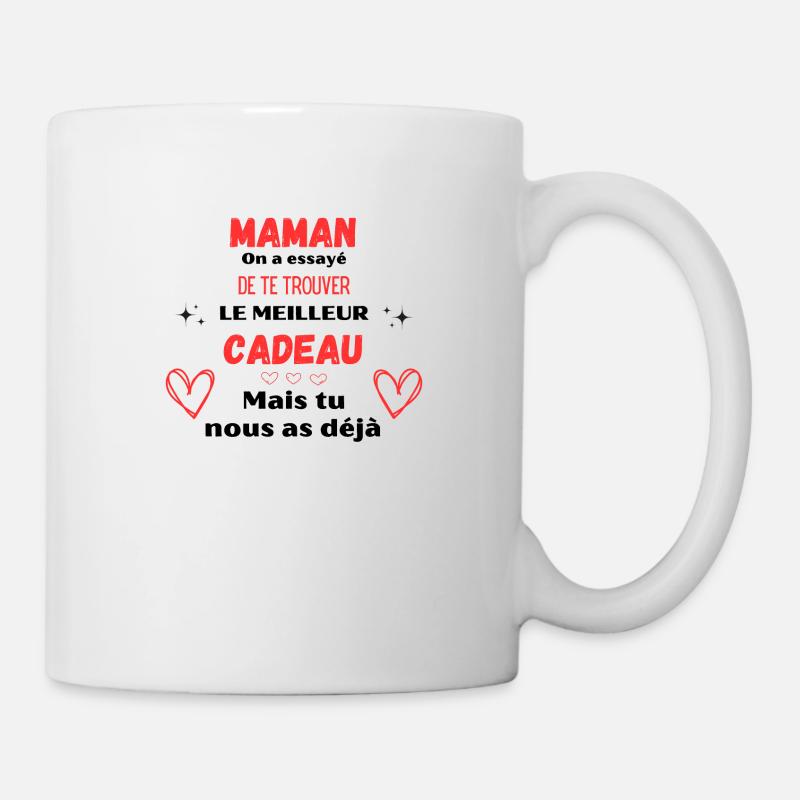 LE MEILLEUR CADEAU MAMAN - Mug blanc - blanc