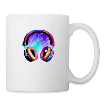 Headphones Singer Listen to music Singing Musicians Gamer - Mug - white - Right