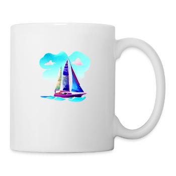 Sailing Sailor Sailing Ship Sailing Sailboat - Mug - white - Right