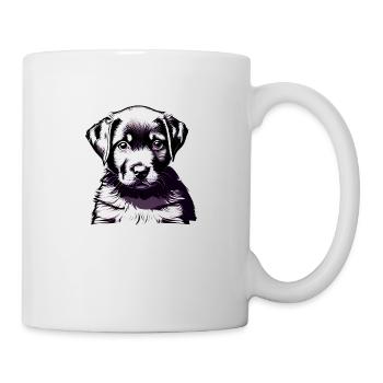 Labrador Retriever Hundewelpe Labradorbesitzer - Tasse - Weiß - Rechts