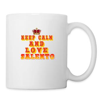 "Keep calm and love Salento" - Mug - white - Right