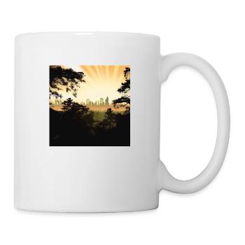 The city behind the forest - Mug - white - Right