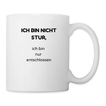 stur - Tasse - Weiß - Rechts
