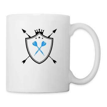 dart wappen - Tasse - Weiß - Rechts