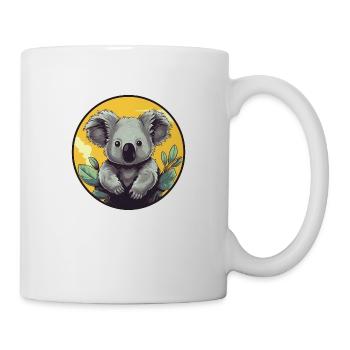 Süßer Koala - Tasse - Weiß - Rechts