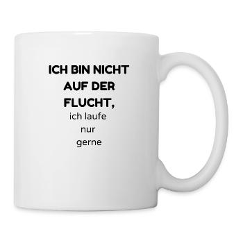 flucht - Tasse - Weiß - Rechts