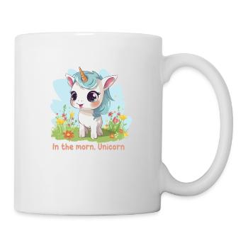 In the morn, Unicorn - Mug blanc - blanc - Droite