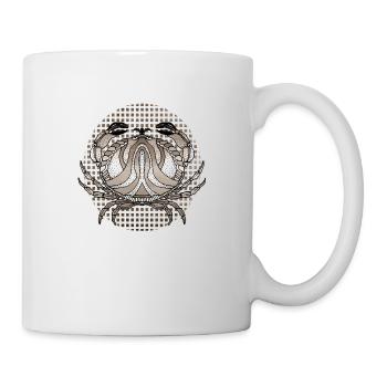 Krebs - Tasse - Weiß - Rechts
