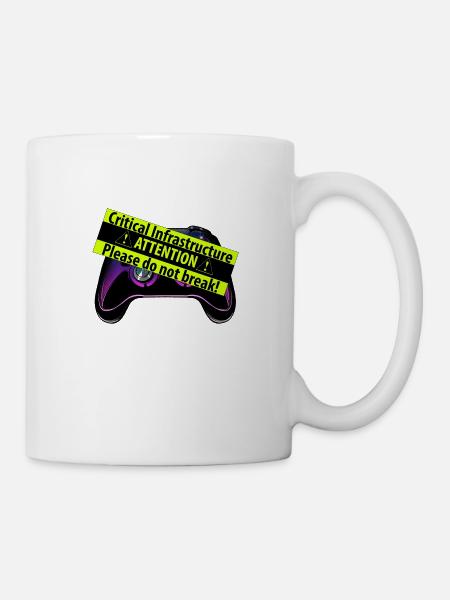 Kritischer Controller - Tasse - Weiß