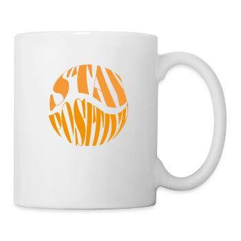 stay positive - Mug - white - Right
