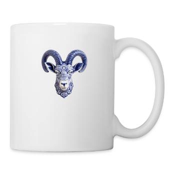 Ceramic deer head - Mug - white - Right