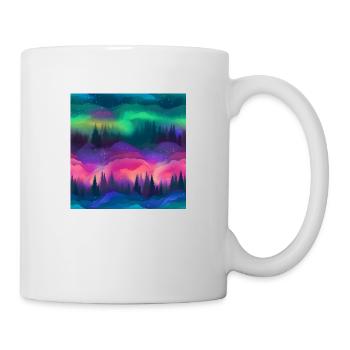 Northern Lights Glow: Northern Lights Collection - Mug - white - Right