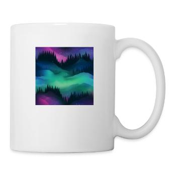 Celestial Lights: Northern Lights Collection - Mug - white - Right