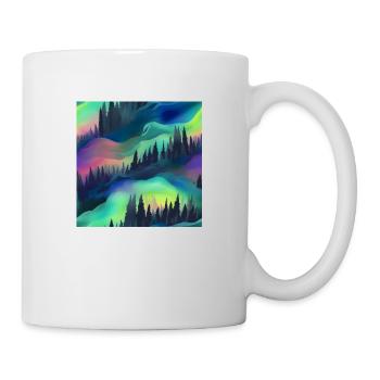 Northern Lights Glow: Northern Lights Collection - Mug - white - Right