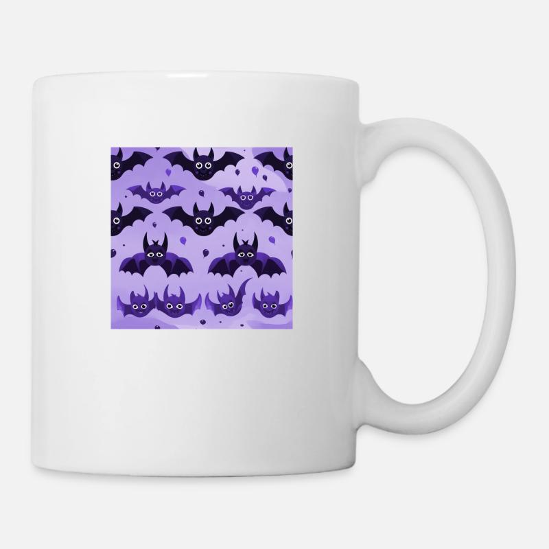 Comic Fledermäuse - Tasse - Weiß