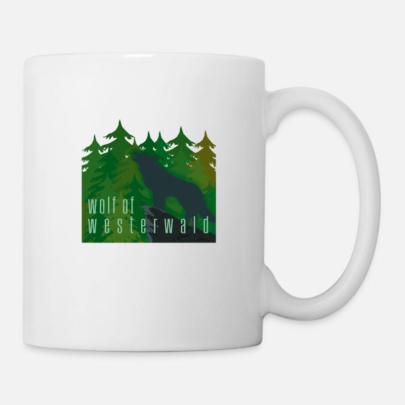 WOLF of WESTERWALD - Tasse - Weiß