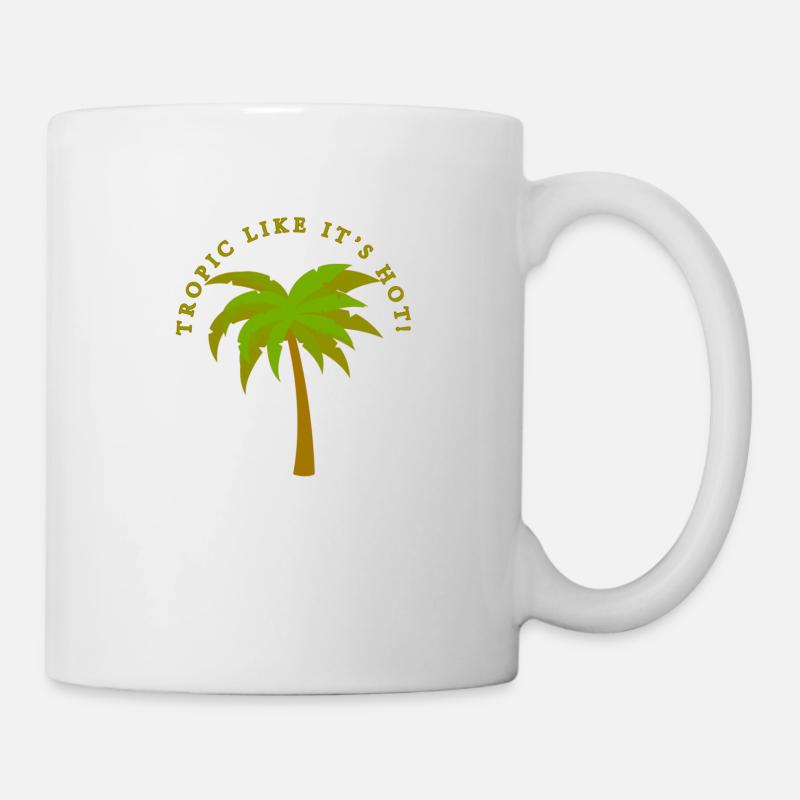 tropic like its hot - Mug - white