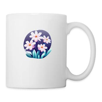 Flowers Flower meadow Bouquet Floristry - Mug - white - Right