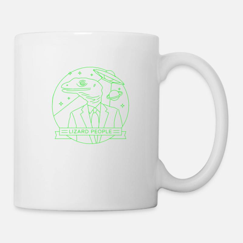 lizard people - Mug - white