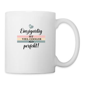Einzigartig - Tasse - Weiß - Rechts