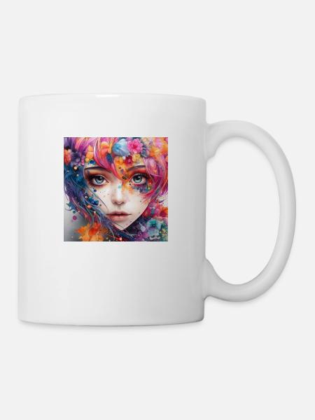 Flower Girl 2 - Tasse - Weiß