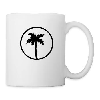 palme - Tasse - Weiß - Rechts