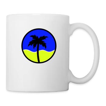 palm tree - Mug - white - Right