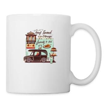 Boulangerie et boulangerie : une délicieuse combinaison - Mug blanc - blanc - Droite