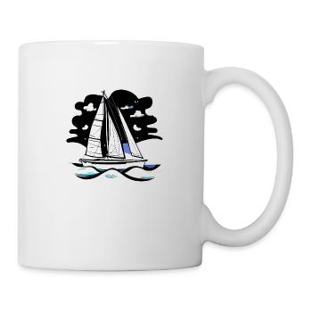 Sailing Ship Sailing Sailing Sailing Sailing Sailboat - Mug - white - Right