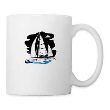 Sailing Sailing Sailing Sailing Ship Sailing Boat - Mug - white - Right