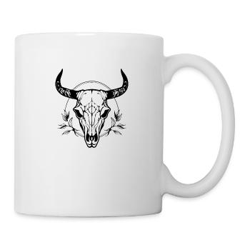 Cow Skull Boho - Mug - white - Right