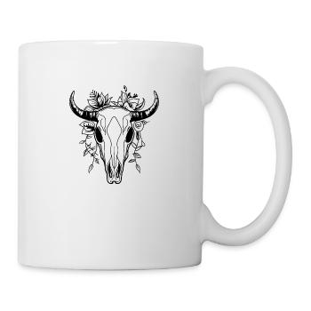 Cow Skull Boho - Mug - white - Right