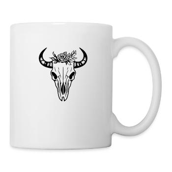 Cow Skull Boho - Mug - white - Right