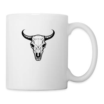 Cow Skull Boho - Mug - white - Right