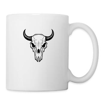 Cow Skull Boho - Mug - white - Right