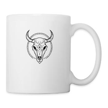 Cow Skull Boho - Mug - white - Right