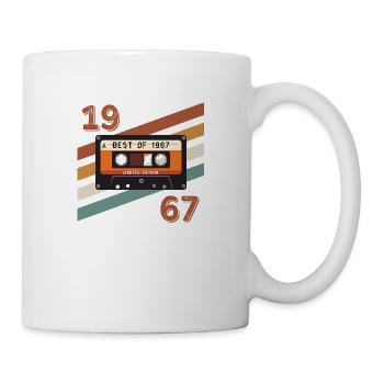 1967 Retro-Vintage-Jubiläum - Tasse - Weiß - Rechts