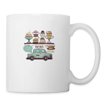 Boulangerie et boulangerie : une délicieuse combinaison - Mug blanc - blanc - Droite