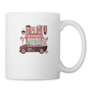 Boulangerie et boulangerie : une délicieuse combinaison - Mug blanc - blanc - Droite