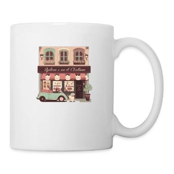Boulangerie et boulangerie : une délicieuse combinaison - Mug blanc - blanc - Droite