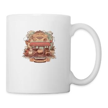 Boulangerie et boulangerie : une délicieuse combinaison - Mug blanc - blanc - Droite