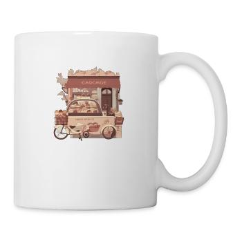 Boulangerie et boulangerie : une délicieuse combinaison - Mug blanc - blanc - Droite