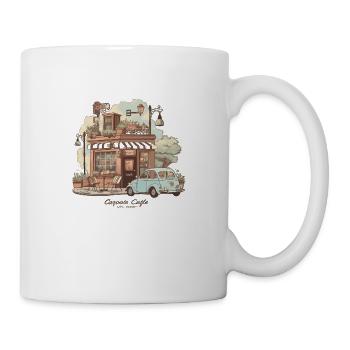 Boulangerie et boulangerie : une délicieuse combinaison - Mug blanc - blanc - Droite