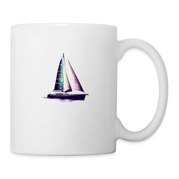 Segelschiff Segeln Segelboot Segelsport Segler - Tasse - Weiß - Rechts