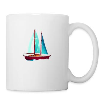 Sailing Sailing Ship Sailing Sailing Sailboat - Mug - white - Right