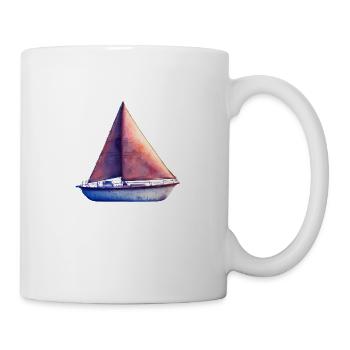 Sailor Sailboat Sailing Ship Sailing Sailing - Mug blanc - blanc - Droite